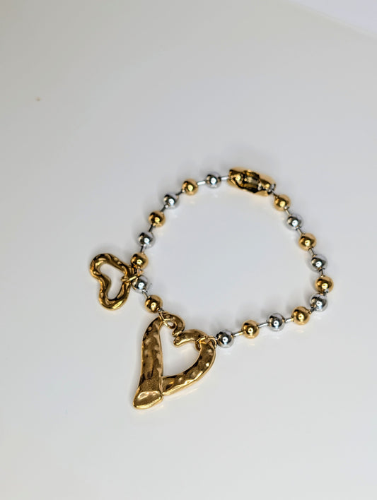 Two Hearts Bracelet