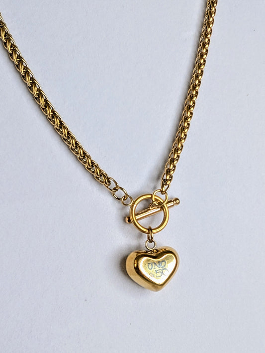 Heart Me Necklace - Gold