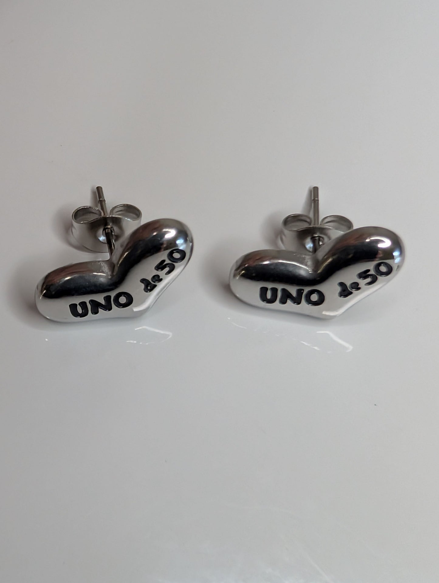 Uno Heart Earrings